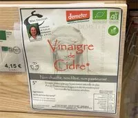 Mängden socker i Vinaigre de cidre