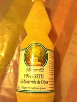 Mängden socker i Vinaigrette à la moutarde de dijon