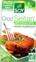 Mängden socker i Croc'Seitan sésame et potimarron