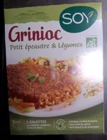 Mängden socker i Grinioc petit épeautre et légumes