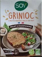 Mängden socker i Grinioc millet et champignons
