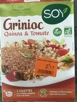 Mängden socker i Grinioc Quinoa et tomates