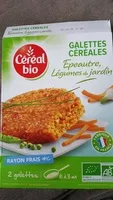 Mängden socker i Galettes céréales Epeautre Légumes du Jardin