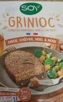 Mängden socker i Grinioc orge chèvre, miel, noix