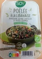 Mängden socker i Poêlée à la libanaise