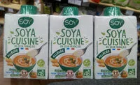 Mängden socker i Soya Cuisine allégée