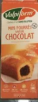 Mängden socker i Mini Fourrés Saveur Chocolat - 210 GR - Valpiform