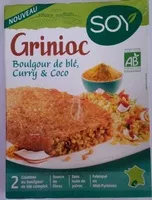 Mängden socker i Grignoc Boulgour de blé, Curry & Coco