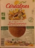 Mängden socker i 2 Galettes Indienne Curry, Coco et Ananas