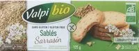 Mängden socker i Sablés sarrasins sans gluten