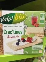 Mängden socker i Crac'tines Amarante
