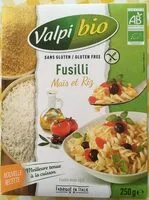 Mängden socker i Fusilli maïs et riz