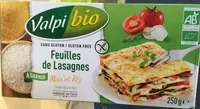 Mängden socker i Feuille de Lasagnes Maïs et Riz