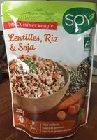 Mängden socker i Lentilles, Riz et Soja