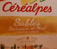 Mängden socker i Sablés sarrasin et miel saveur citron