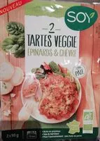 Mängden socker i Tartes veggie épinards et chèvre