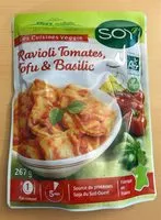 Mängden socker i Ravioli Tofu Tomates et Basilic