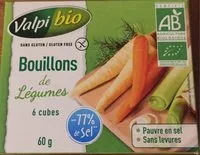 Mängden socker i Bouillons de légumes