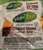 Mängden socker i Croquant sésame chocolat orange