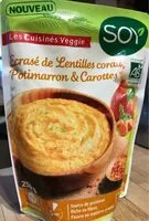 Mängden socker i Ecrasé de lentilles corail, potimarron et carottes