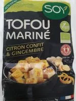 Mängden socker i Tofu mariné citron et gingembre
