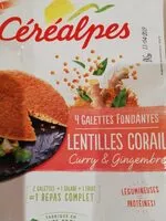 Mängden socker i Galette lentilles corail curry gingembre