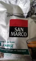 Mängden socker i Café dosettes Long San Marco
