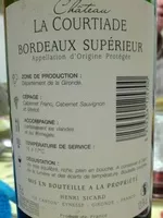 Mängden socker i Château La Courtiade