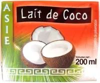 Mängden socker i Lait de coco