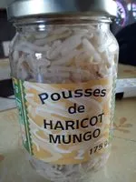 Mängden socker i Pousses de haricot mungo