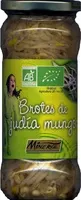 Mängden socker i Brotes de judía mungo en conserva ecológicas "Minerve"