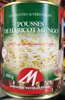 Mängden socker i Pousses de Haricot Mungo pour fricassées et salades