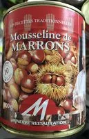 Mängden socker i Mousseline de Marrons