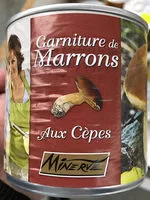 Mängden socker i Garniture de Marrons aux Cèpes