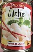 Mängden socker i Litchis au sirop léger