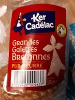 Mängden socker i Grandes Galettes Bretonnes Pur Beurre Ker Cadélac