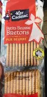 Mängden socker i Petit Beurre De Bretagne Hermine 350G Ker Cadelac