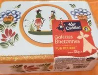 Mängden socker i Galettes bretonnes