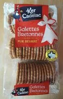 Mängden socker i Galettes bretonnes