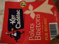 Mängden socker i Ker Cadelac Palets Breton Barquette