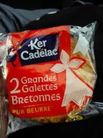 Mängden socker i 2 Grandes Galettes Bretonnes Pur Beurre