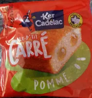 Mängden socker i P'tit Carré Pomme - 40 gr