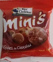 Mängden socker i Mini's pépites de chocolat