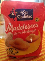 Mängden socker i Madeleines extra moelleuses