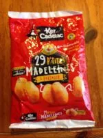 Mängden socker i P'tites Madeleines à Partager