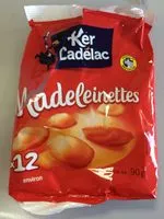 Mängden socker i Madeleine (15g)