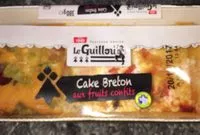 Mängden socker i Cake Breton aux fruits confits