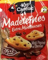 Mängden socker i Madeleines Extra Moelleuses Maxi Pépites de Chocolat