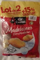 Mängden socker i Madeleines Extra Moelleuses Fromage Blanc