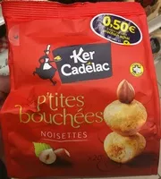 Mängden socker i P'tites Bouchées Noisettes